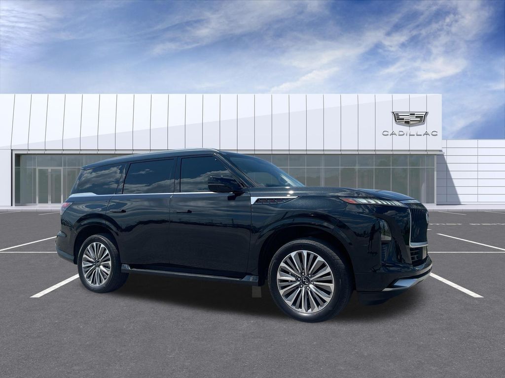 Mineral Black 2025 INFINITI QX80 SUV / Crossover All-Wheel Drive 9-Speed Automatic