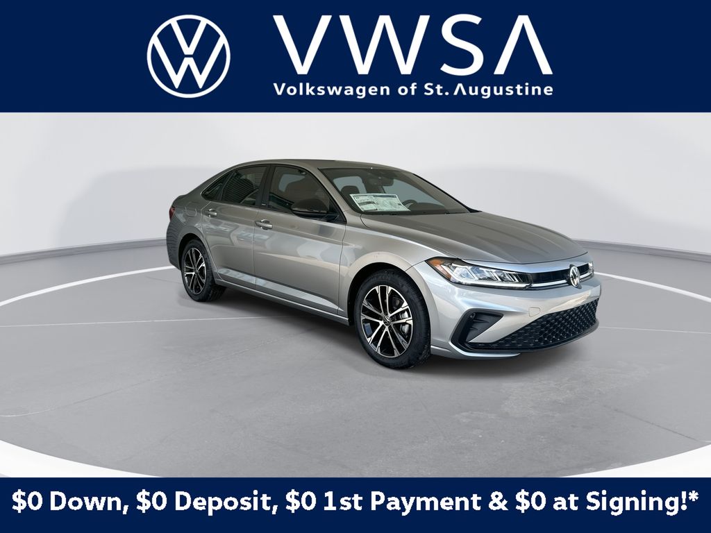 Pyrite Silver Metallic 2026 Volkswagen Jetta Sedan Front-Wheel Drive 8-Speed Automatic