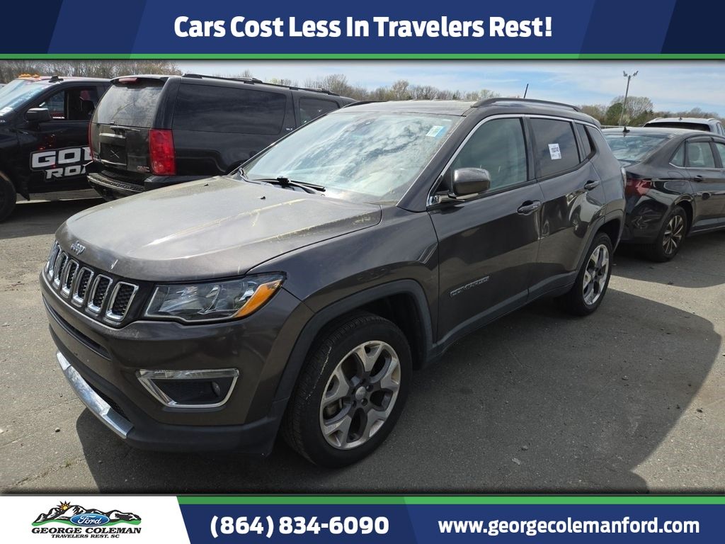 Gray (Granite Crystal Metallic Clearcoat) 2021 Jeep Compass Limited 4WD SUV / Crossover Four-Wheel Drive 9-Speed Automatic