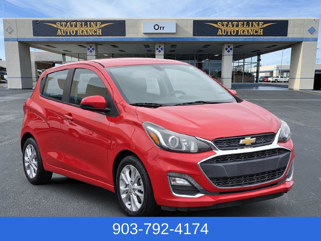 Red 2020 Chevrolet Spark 1LT FWD Hatchback Front-Wheel Drive Continuously Variable Transmission