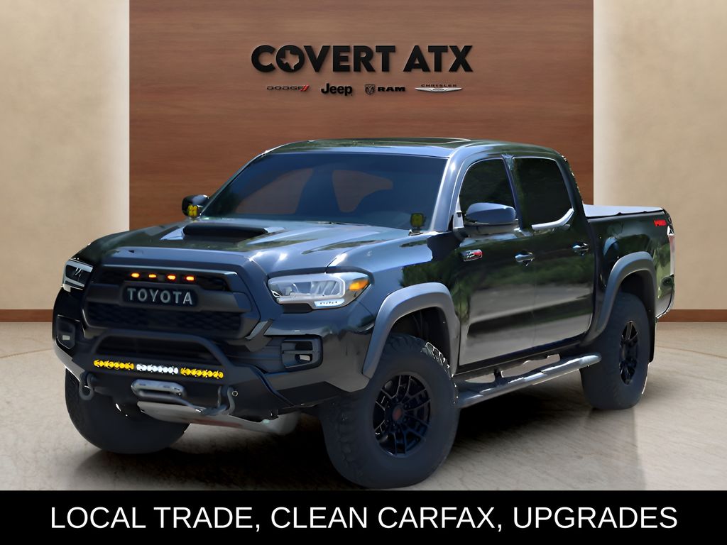 Midnight Black Metallic 2020 Toyota Tacoma Pickup Truck Four-Wheel Drive 6-Speed Automatic