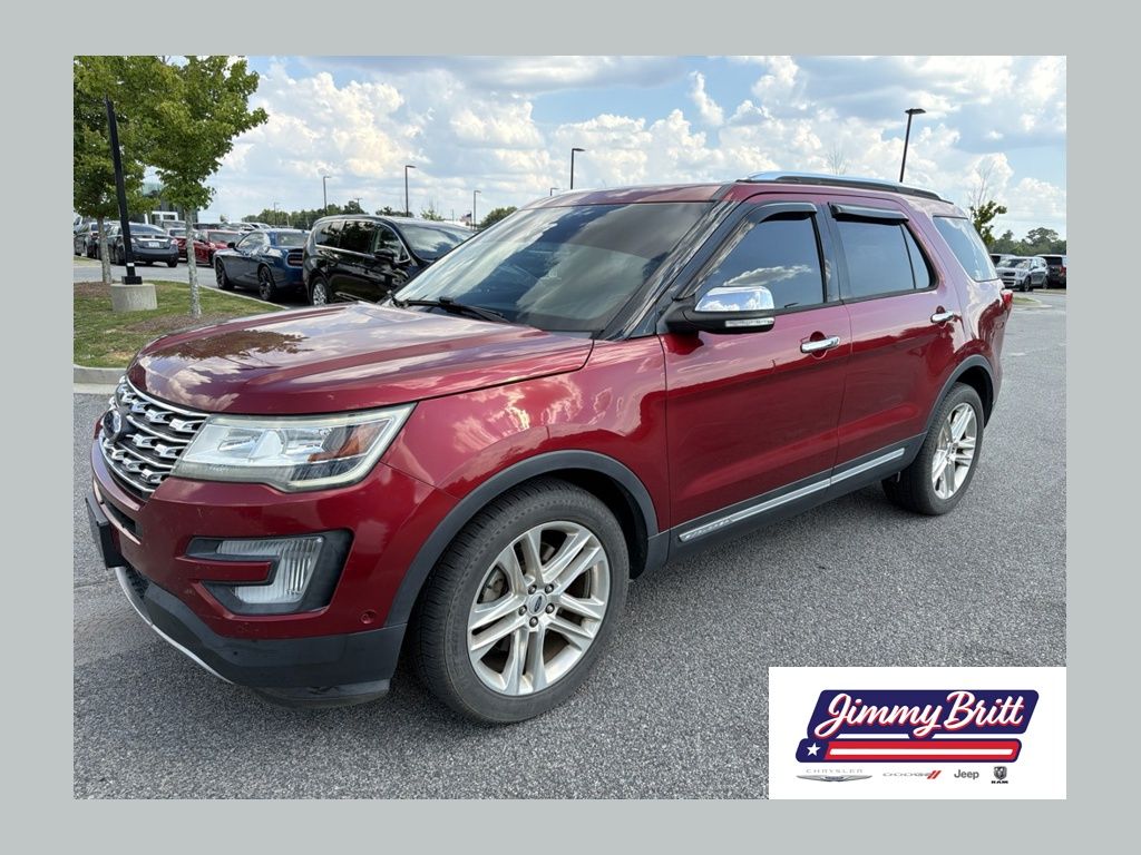 Ruby Red Metallic Tinted Clearcoat 2017 Ford Explorer SUV / Crossover Front-Wheel Drive 6-Speed Automatic