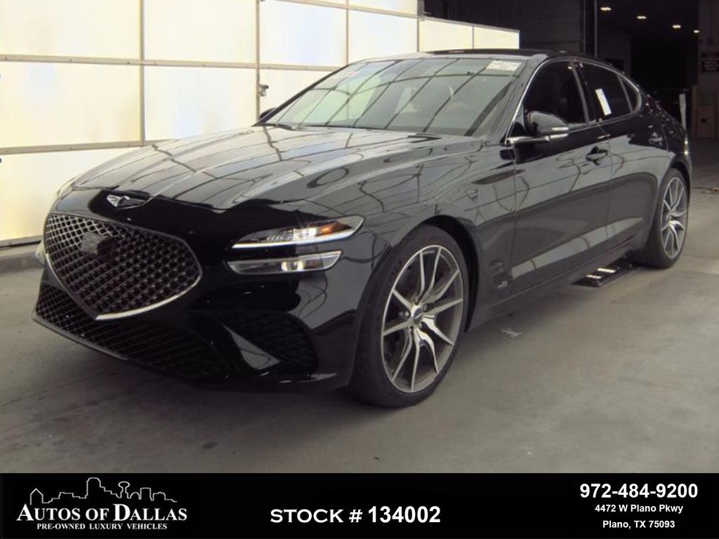Vik Black 2023 Genesis G70 2.0T RWD Sedan Rear-Wheel Drive 8-Speed Automatic