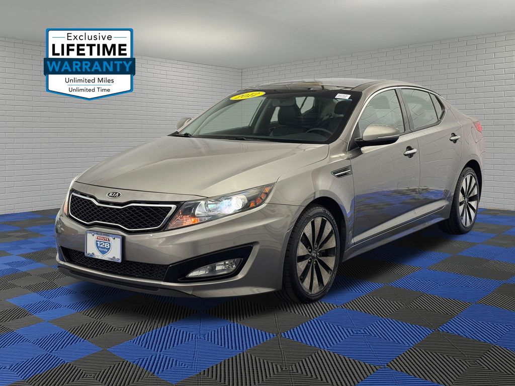Titanium Silver 2012 Kia Optima SX Sedan Front-Wheel Drive 6-Speed Automatic