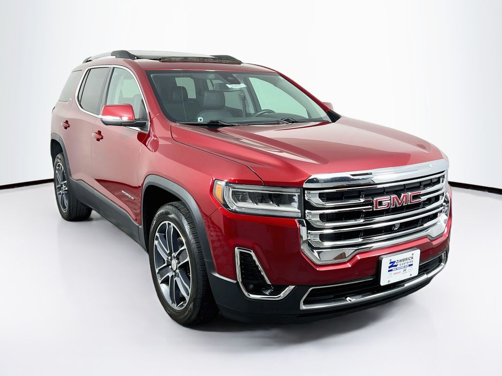 Red Quartz Tintcoat 2020 GMC Acadia SUV / Crossover Four-Wheel Drive 9-Speed Automatic