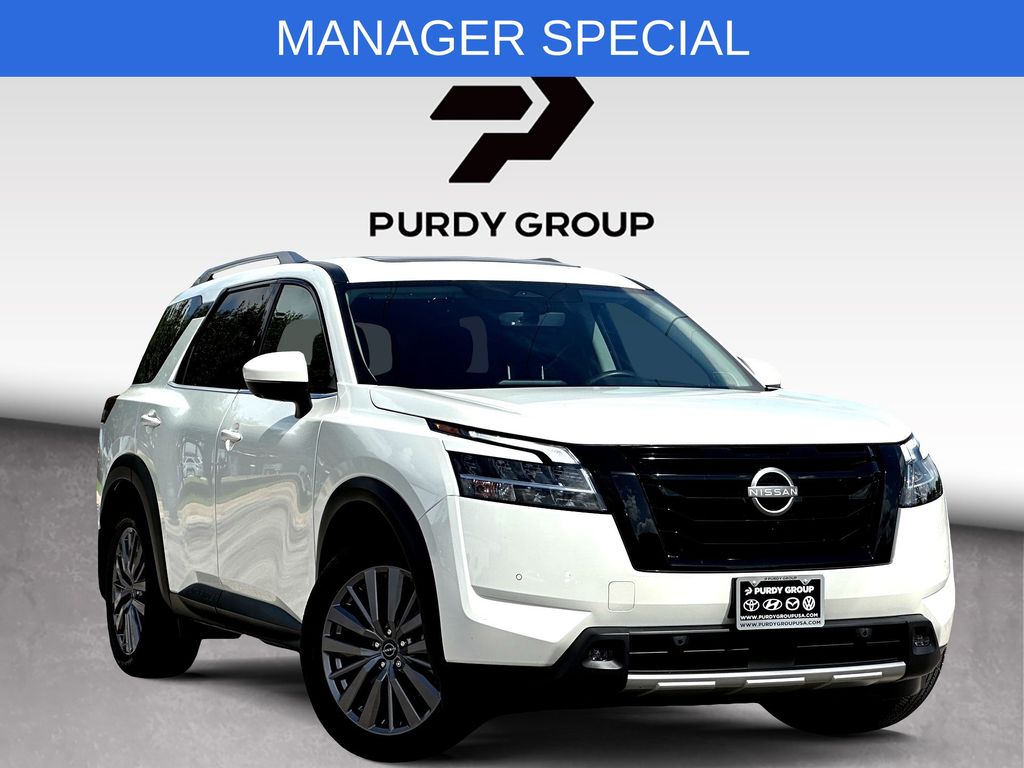 Pearl White 2024 Nissan Pathfinder SUV / Crossover Front-Wheel Drive 9-Speed Automatic