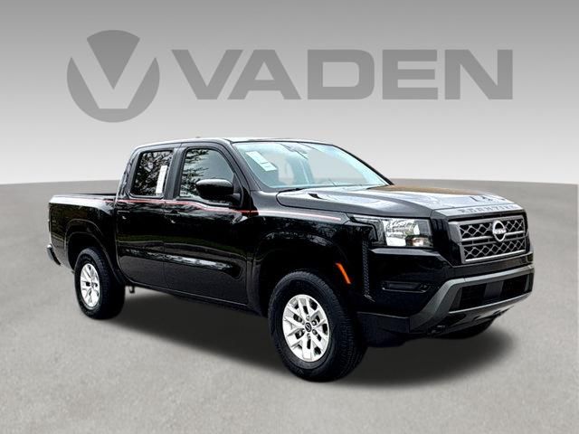 Super Black 2024 Nissan Frontier Pickup Truck Four-Wheel Drive 9-Speed Automatic Overdrive