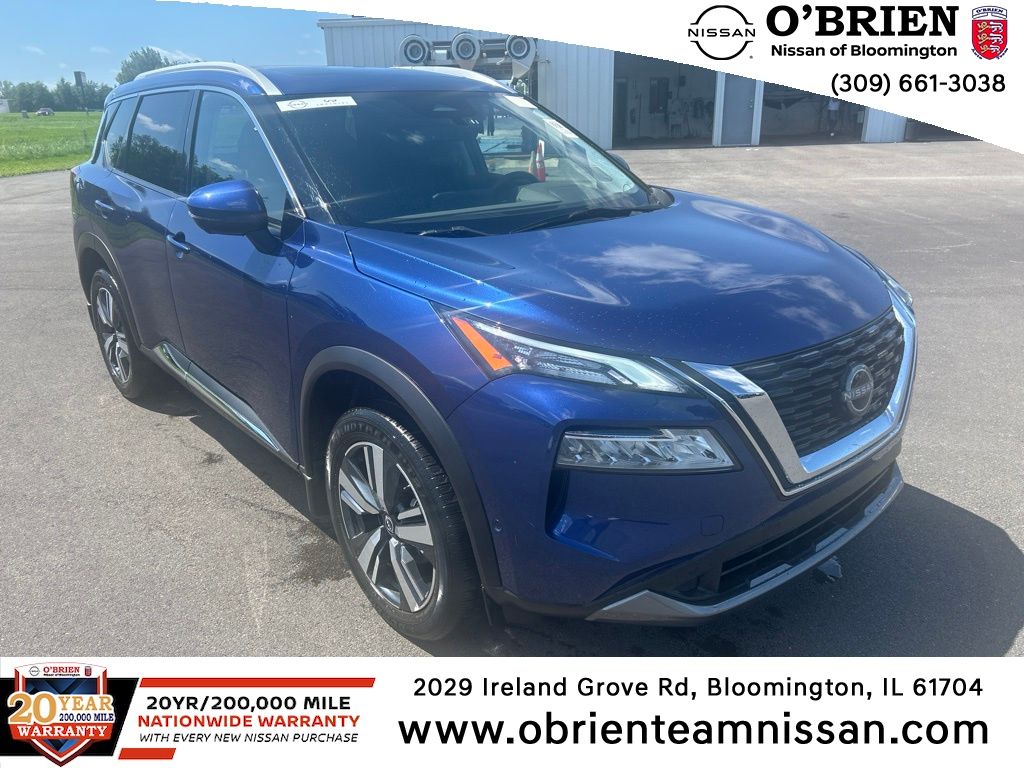 Caspian Blue Metallic 2023 Nissan Rogue SUV / Crossover All-Wheel Drive Continuously Variable Transmission