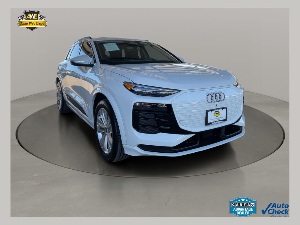 Glacier White Metallic 2025 Audi Q6 e-tron Premium Plus RWD SUV / Crossover Rear-Wheel Drive Automatic