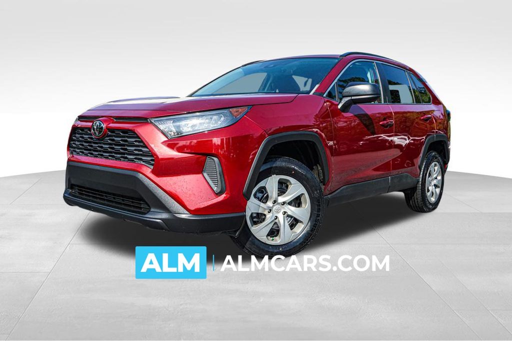 Red (Ruby Flare Pearl) 2021 Toyota RAV4 SUV / Crossover Front-Wheel Drive 8-Speed Automatic