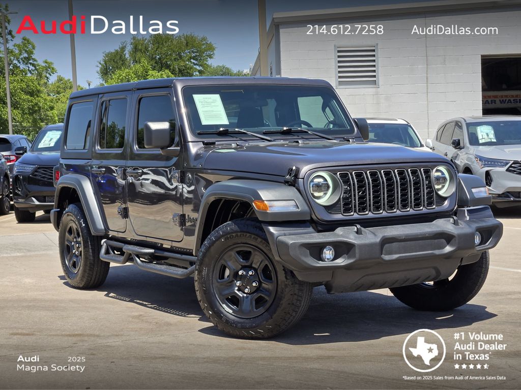 Gray (Granite Crystal Metallic Clearcoat) 2025 Jeep Wrangler SUV / Crossover Four-Wheel Drive 8-Speed Automatic