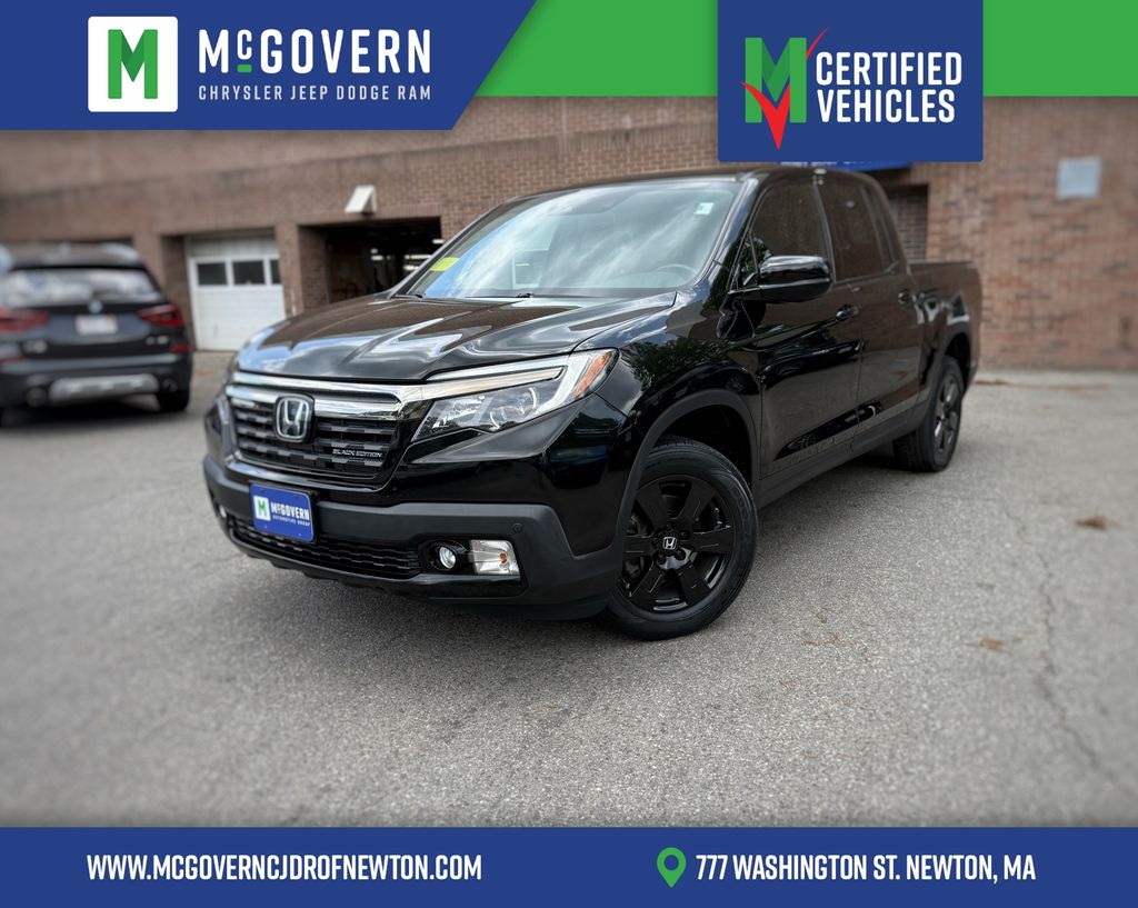 Black 2020 Honda Ridgeline Black Edition AWD Pickup Truck All-Wheel Drive 9-Speed Automatic