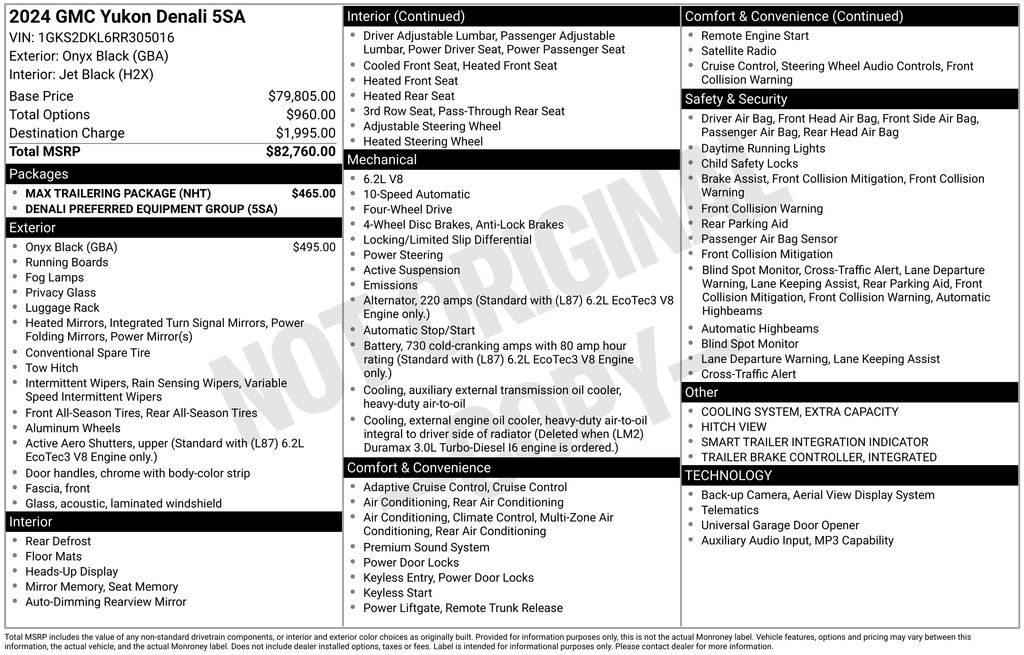 Used Car 2024 Gmc Yukon  Denali For Sale Under $70,000 In Austin, Texas