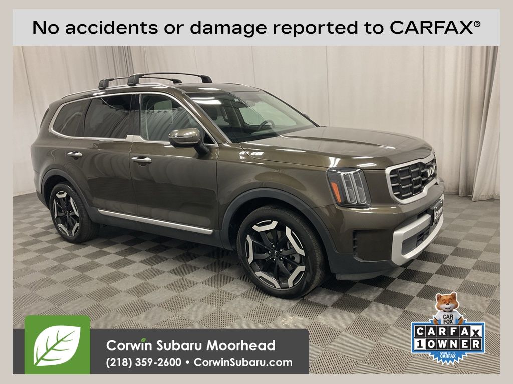 Dark Moss 2025 Kia Telluride S AWD SUV / Crossover All-Wheel Drive 8-Speed Automatic