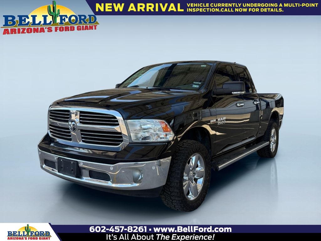 Brilliant Black Crystal Pearlcoat 2016 RAM 1500 Pickup Truck Four-Wheel Drive 8-Speed Automatic