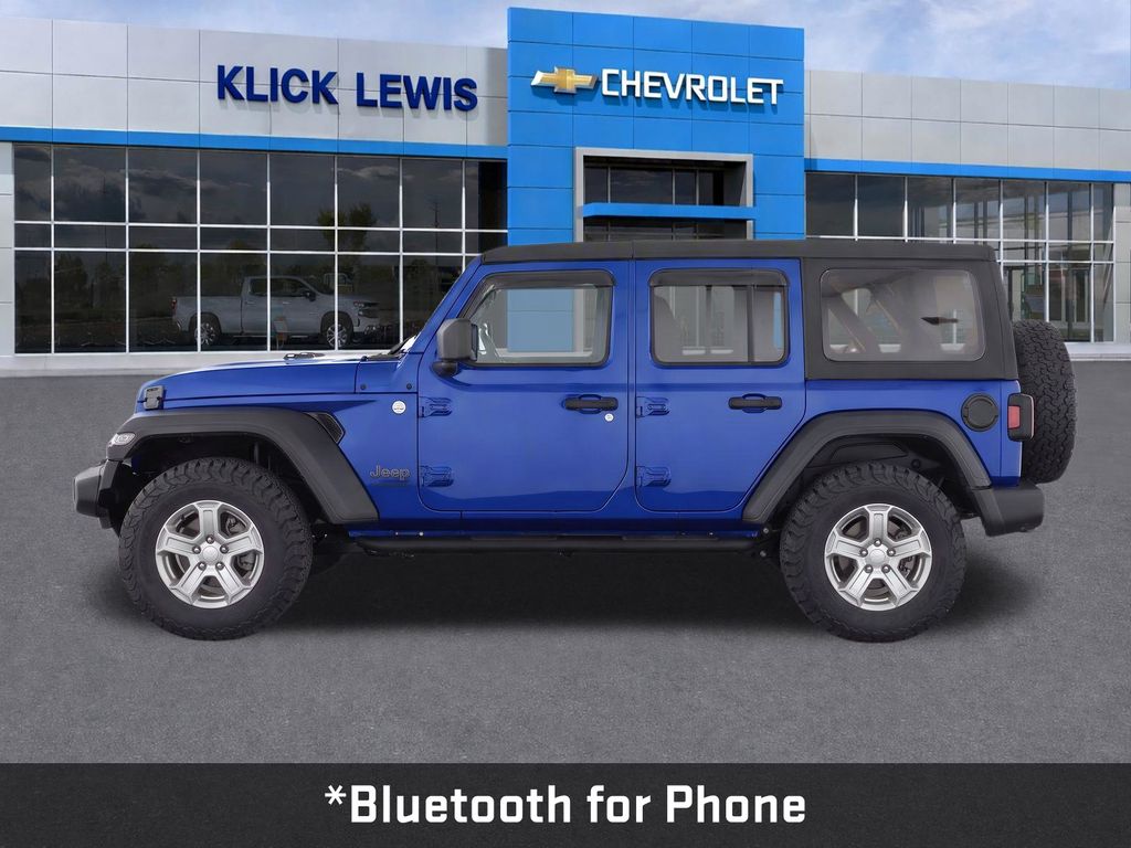 2018 Jeep Wrangler Unlimited Sport S Blue at Rochrich Mazda
