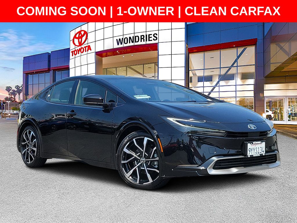 Midnight Black Metallic 2026 Toyota Prius Plug-In Hybrid Hatchback Front-Wheel Drive Continuously Variable Transmission