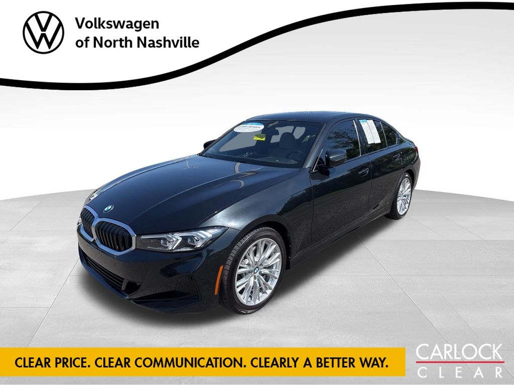 Black Sapphire Metallic 2023 BMW 3 Series Sedan Rear-Wheel Drive 8-Speed Automatic