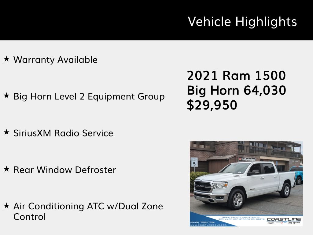 2021 Ram 1500 Big Horn/Lone Star 5