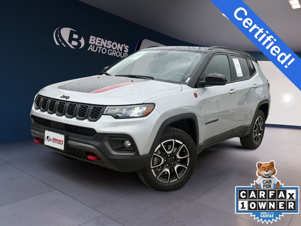Silver Zynith Metallic Clearcoat 2025 Jeep Compass SUV / Crossover Four-Wheel Drive 8-Speed Automatic