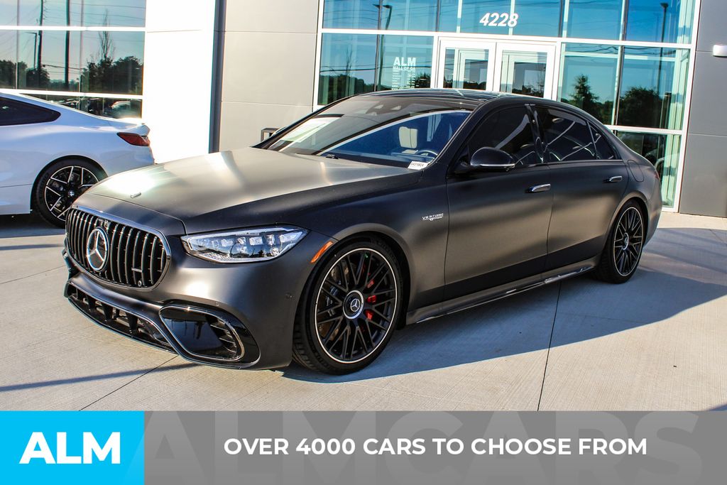 Used 2025 Gray Mercedes-Benz S 63 E AMG® image 3