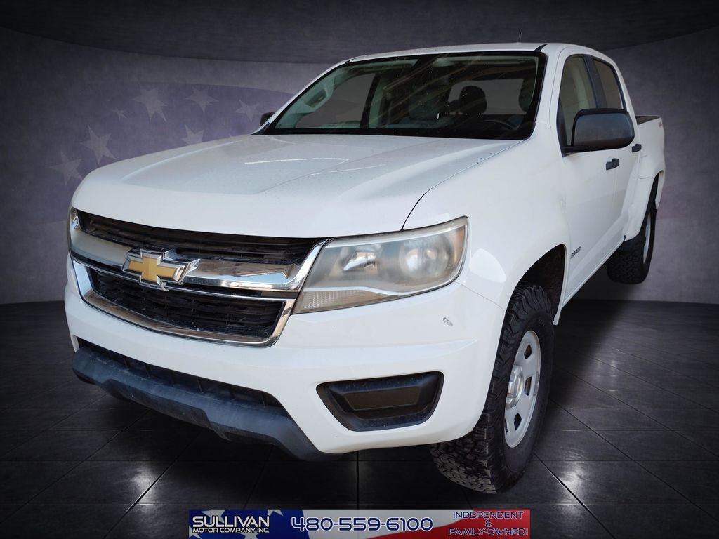 Summit White 2015 Chevrolet Colorado Pickup Truck Four-Wheel Drive 6-Speed Automatic