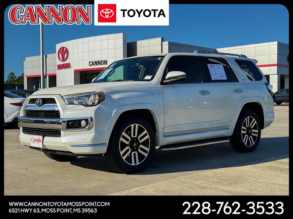 White (Blizzard Pearl) 2019 Toyota 4Runner Limited SUV / Crossover 4X2 5-Speed Automatic Overdrive