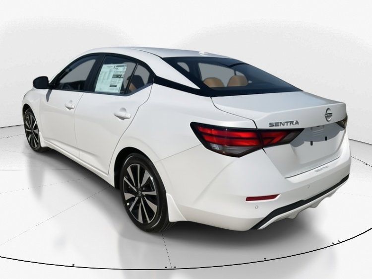 2025 Aspen White Tricoat Nissan Sentra SV FWD Sedan