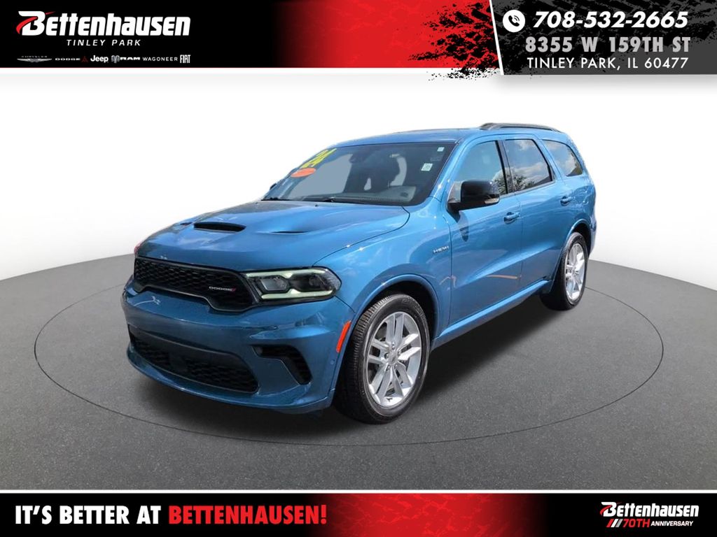Blue (Frostbite Pearlcoat) 2024 Dodge Durango SUV / Crossover All-Wheel Drive 8-Speed Automatic