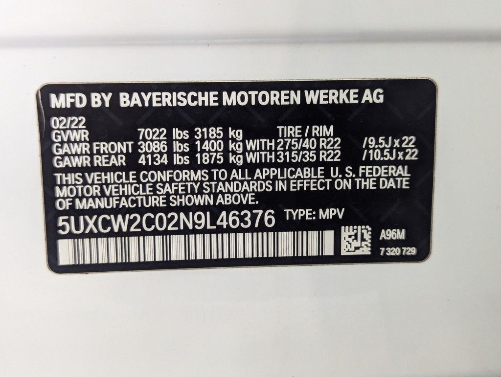 2022 BMW X7 xDrive40i photo