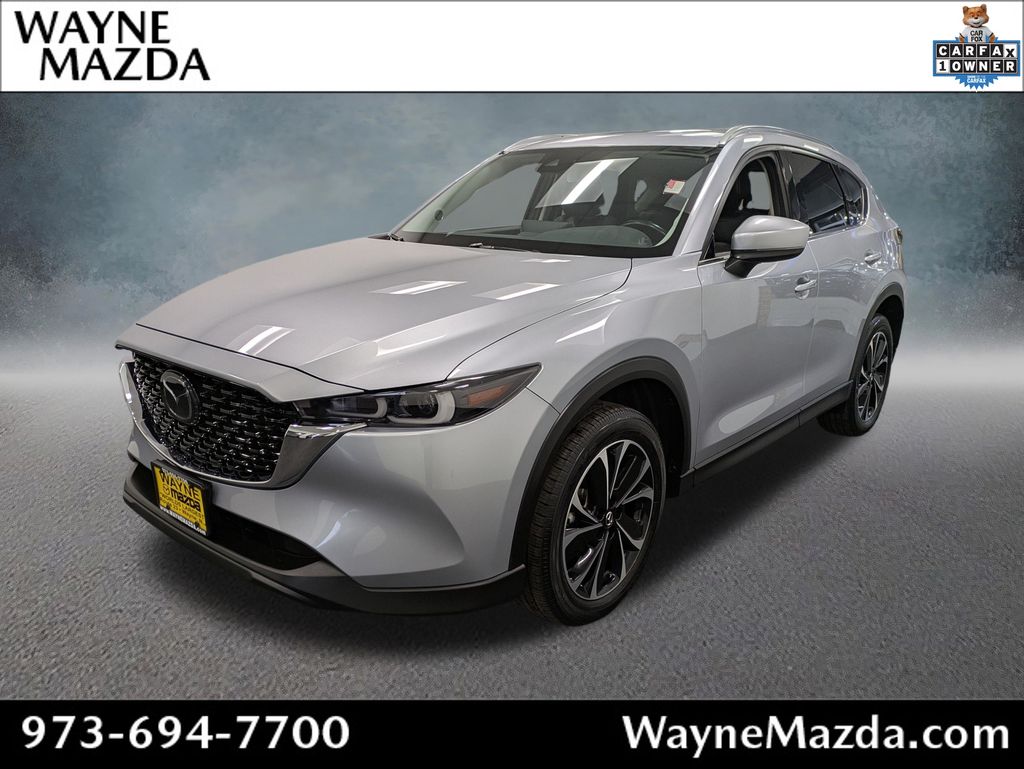 Sonic Silver Metallic 2023 Mazda CX-5 2.5 S Premium AWD SUV / Crossover All-Wheel Drive 6-Speed Automatic