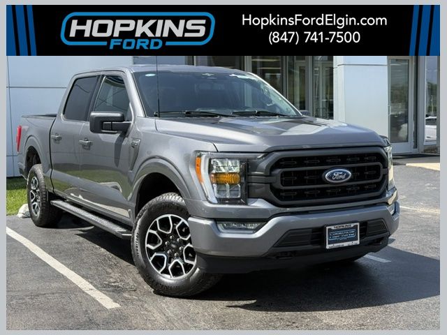 Gray Metallic 2023 Ford F-150 Pickup Truck Four-Wheel Drive Automatic