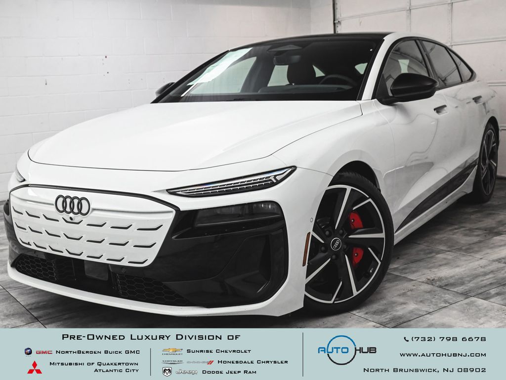 Glacier White Metallic 2025 Audi S6 e-tron Sportback quattro Prestige Sedan All-Wheel Drive Automatic
