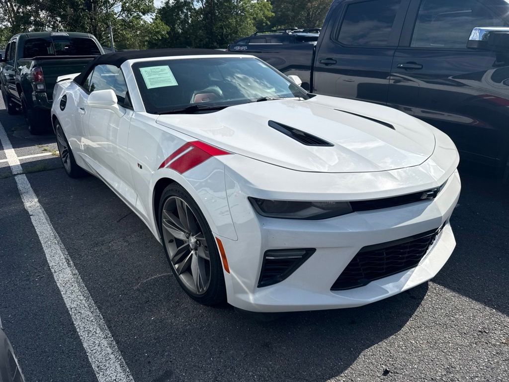 Summit White 2018 Chevrolet Camaro Convertible Rear-Wheel Drive 8-Speed Automatic