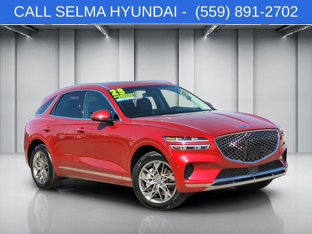 Red 2023 Genesis GV70 2.5T AWD SUV / Crossover All-Wheel Drive 8-Speed Automatic