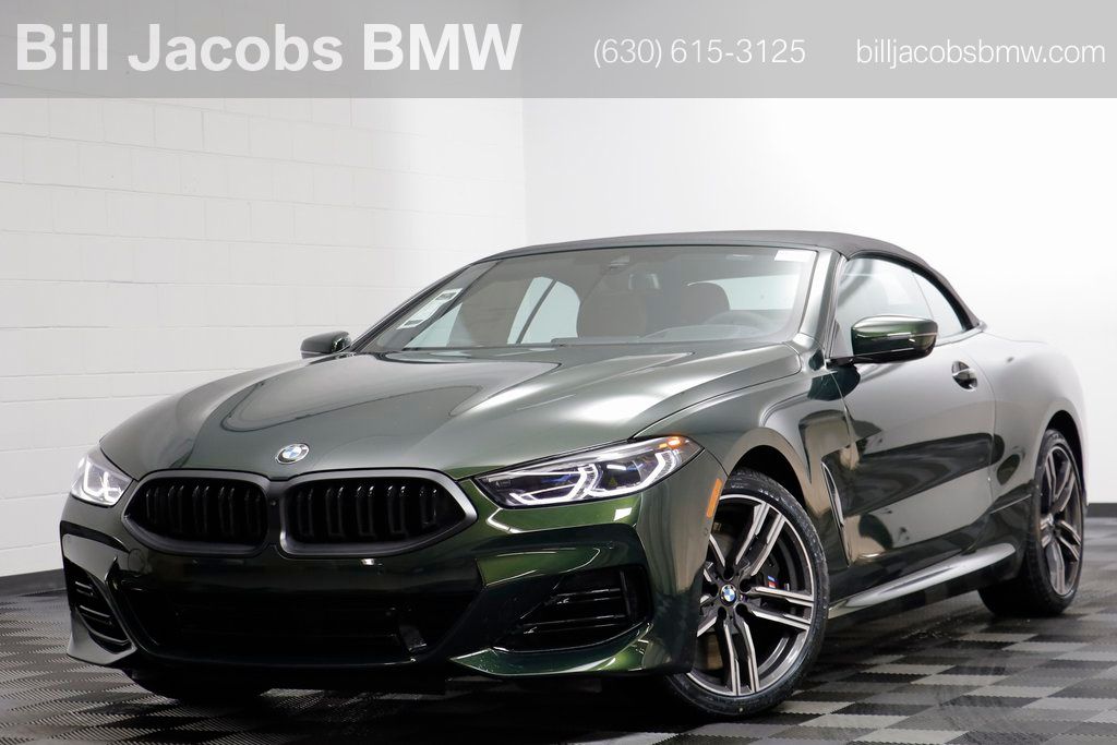 San Remo Green Metallic 2026 BMW 8 Series Convertible All-Wheel Drive Automatic