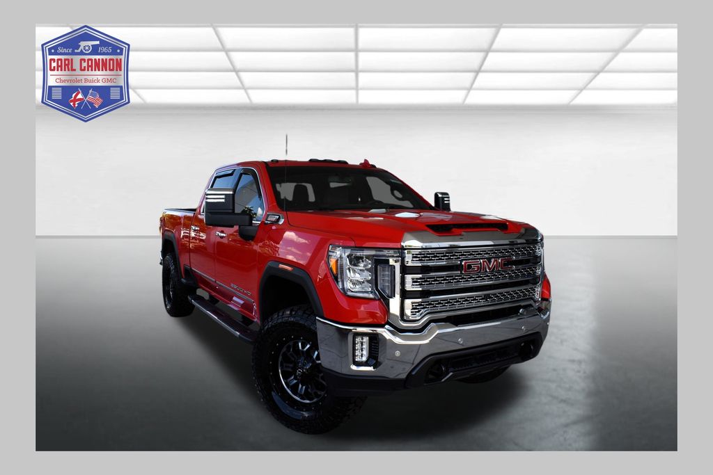 Cardinal Red 2022 GMC Sierra 2500HD Pickup Truck Four-Wheel Drive Automatic