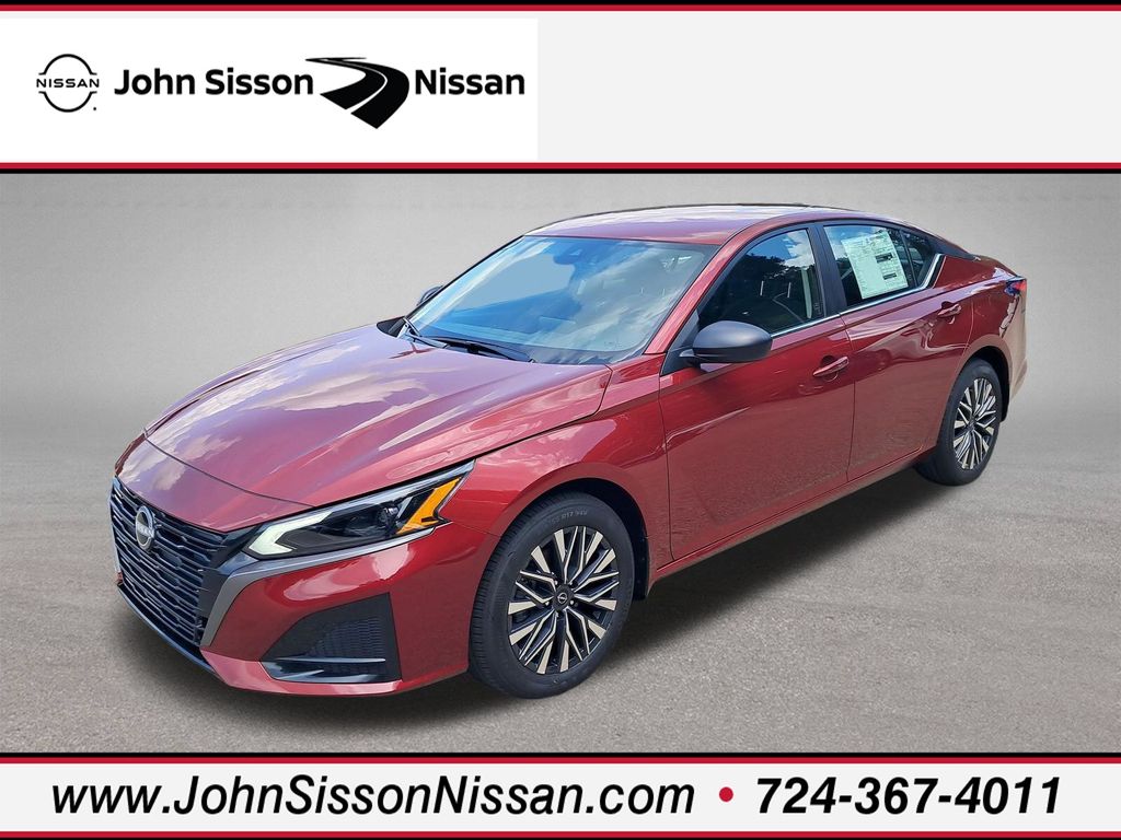 2026 Nissan Altima 2.5 SV Red at John Sisson Motors