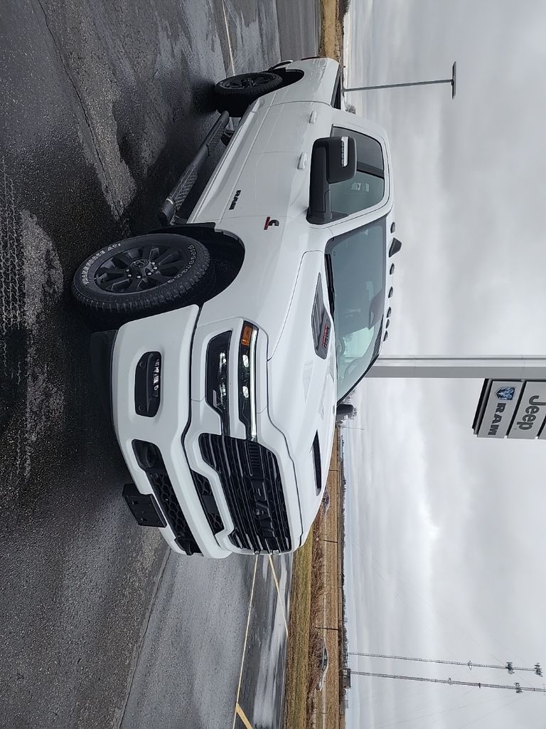 Bright White Clearcoat 2025 RAM 3500 Laramie Mega Cab 4WD Pickup Truck Four-Wheel Drive 8-Speed Automatic