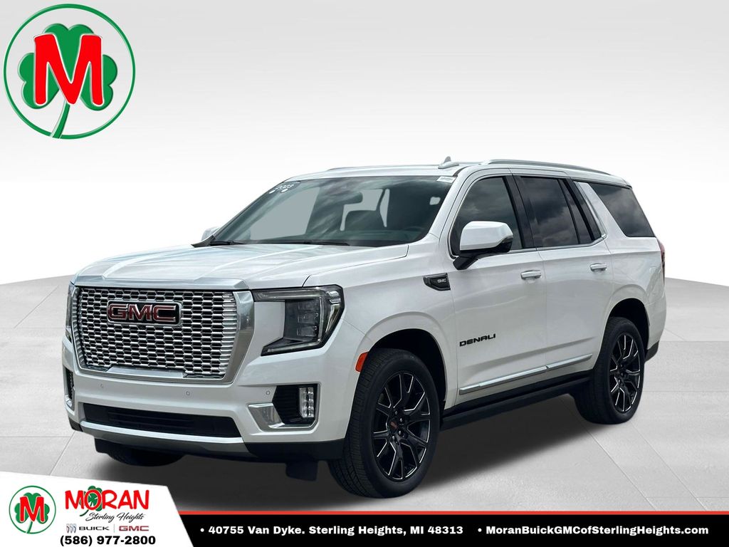 White Frost 2023 GMC Yukon SUV / Crossover Four-Wheel Drive
