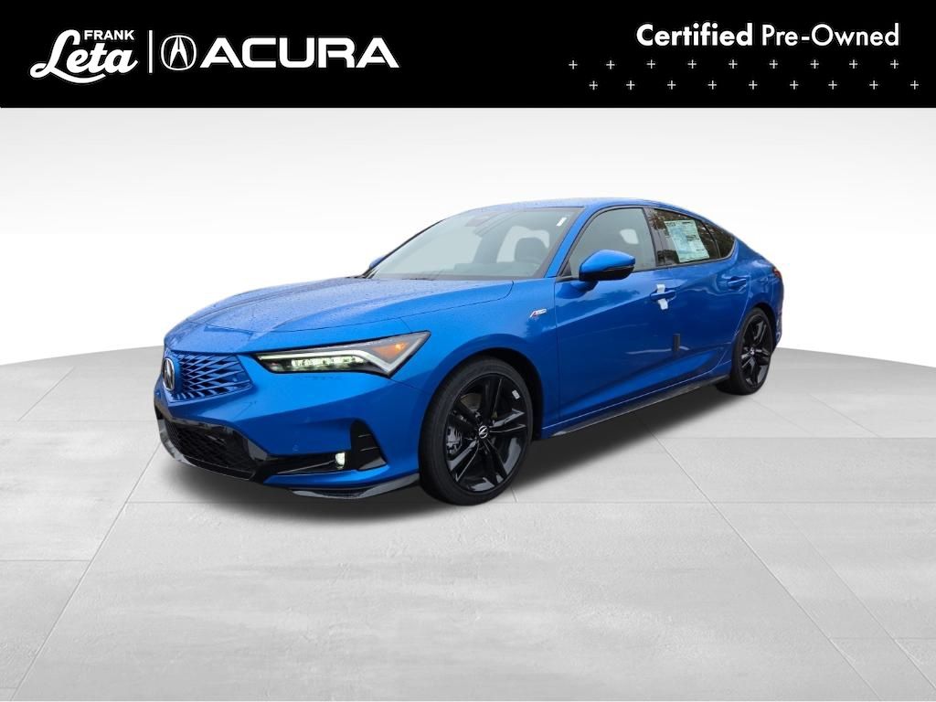 Double Apex Blue Pearl 2026 Acura Integra FWD with Technology and A-SPEC Package Sedan Front-Wheel Drive Continuously Variable Transmission