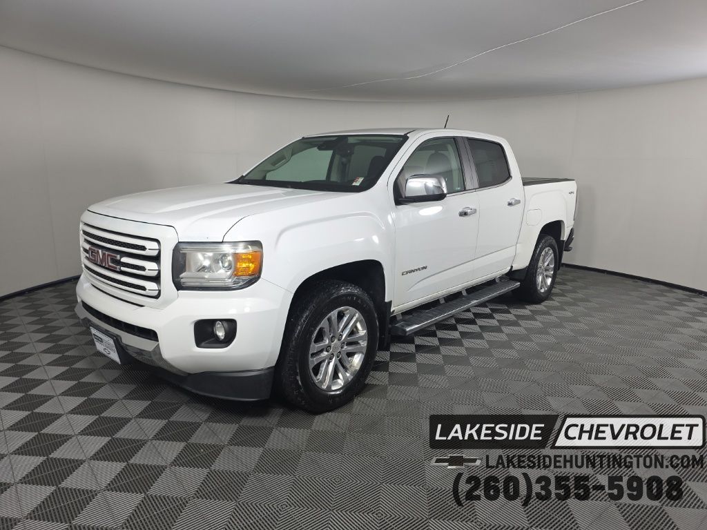 White 2016 GMC Canyon Pickup Truck Four-Wheel Drive 6-Speed Automatic