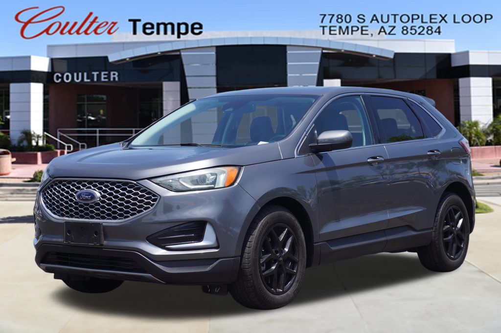 Gray Metallic 2024 Ford Edge SUV / Crossover All-Wheel Drive 8-Speed Automatic