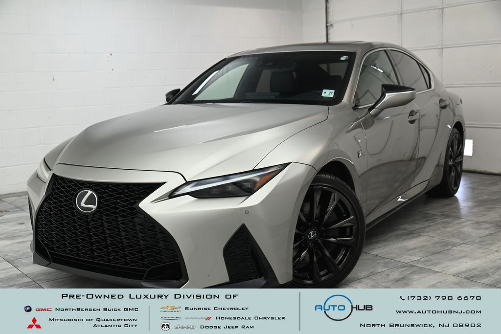 Atomic Silver 2022 Lexus IS 350 F Sport AWD Sedan All-Wheel Drive 6-Speed Automatic