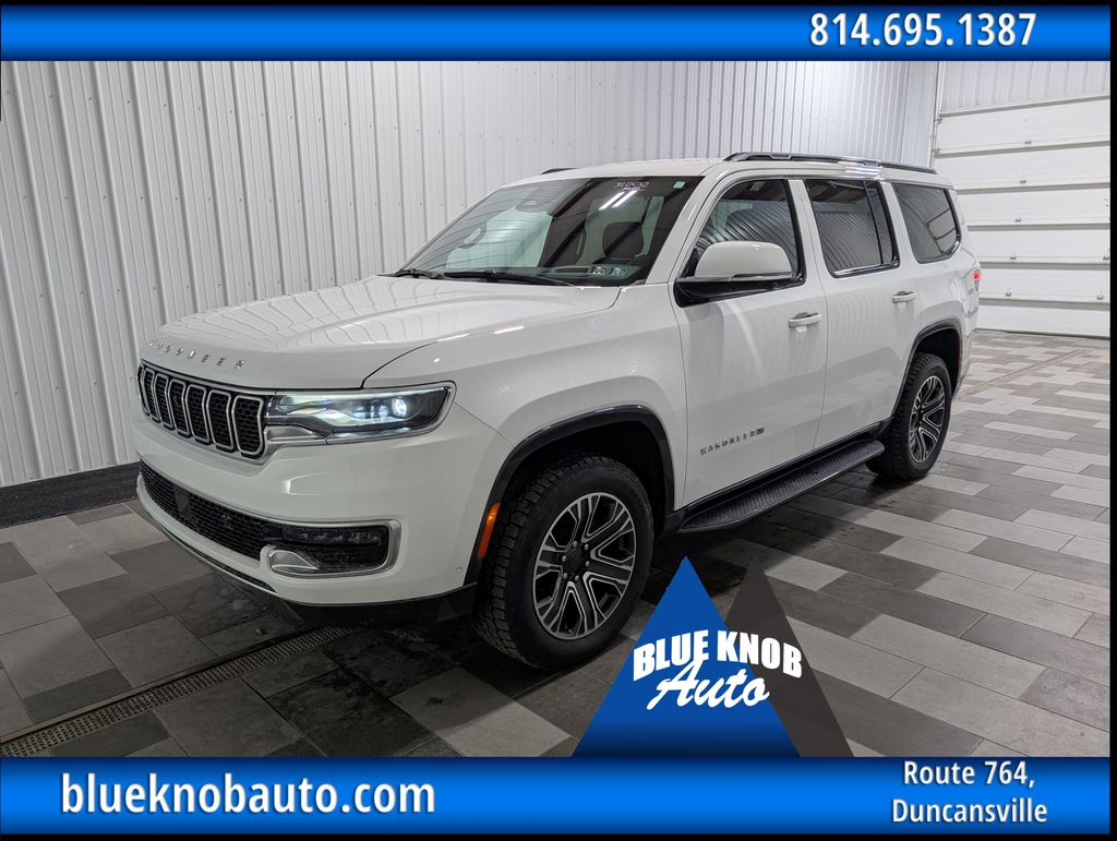 Bright White Clearcoat 2022 Jeep Wagoneer SUV / Crossover Four-Wheel Drive 8-Speed Automatic