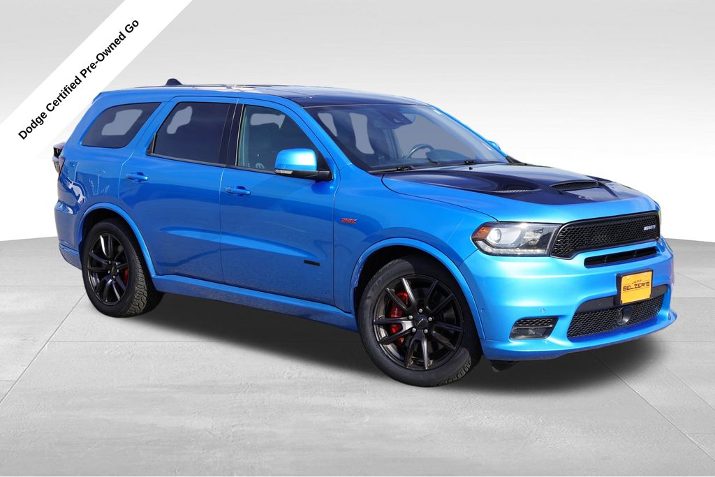 B5 Blue Pearlcoat 2018 Dodge Durango SUV / Crossover All-Wheel Drive 8-Speed Automatic