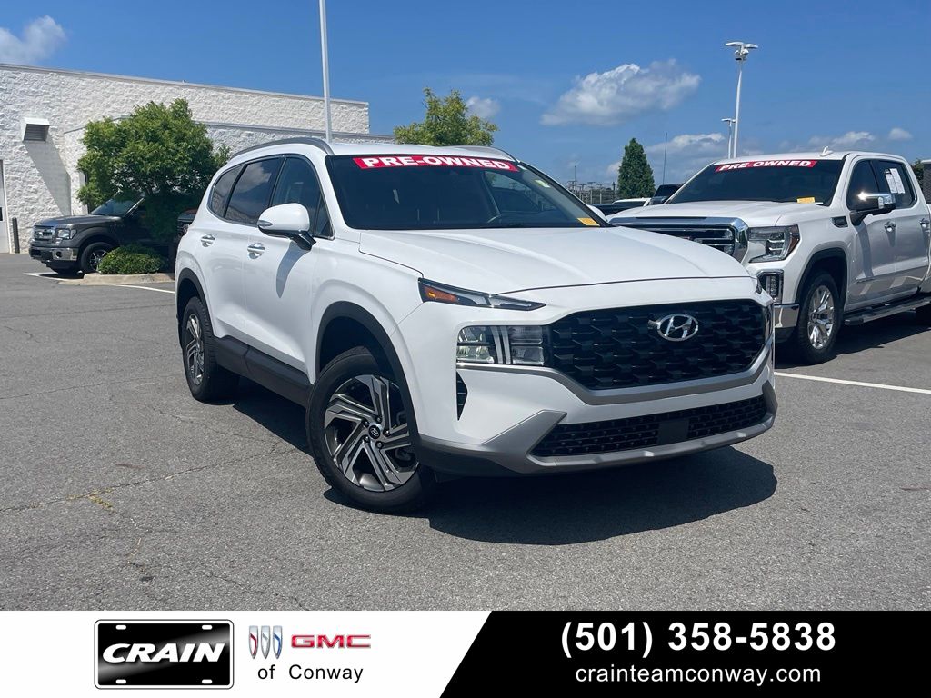 Serenity White Pearl 2023 Hyundai Santa Fe SUV / Crossover All-Wheel Drive 8-Speed Automatic