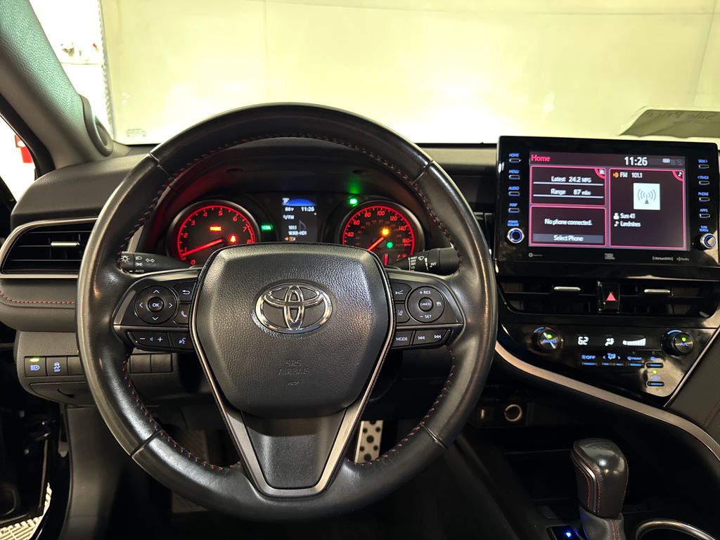 2024 Midnight Black Metallic Toyota Camry TRD V6 FWD Sedan