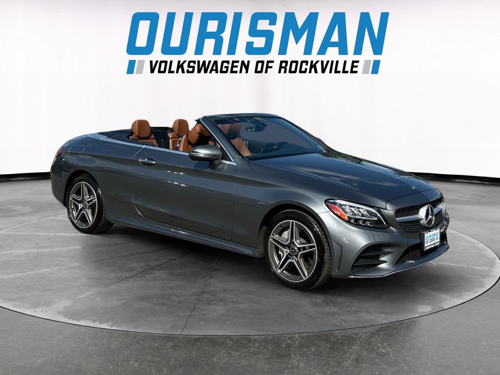 Gray Metallic 2019 Mercedes-Benz C-Class C 300 Cabriolet 4MATIC Convertible All-Wheel Drive 9-Speed Automatic