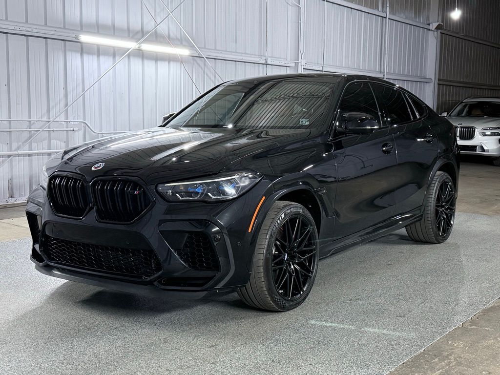 Black Sapphire Metallic 2023 BMW X6 M AWD SUV / Crossover All-Wheel Drive Automatic